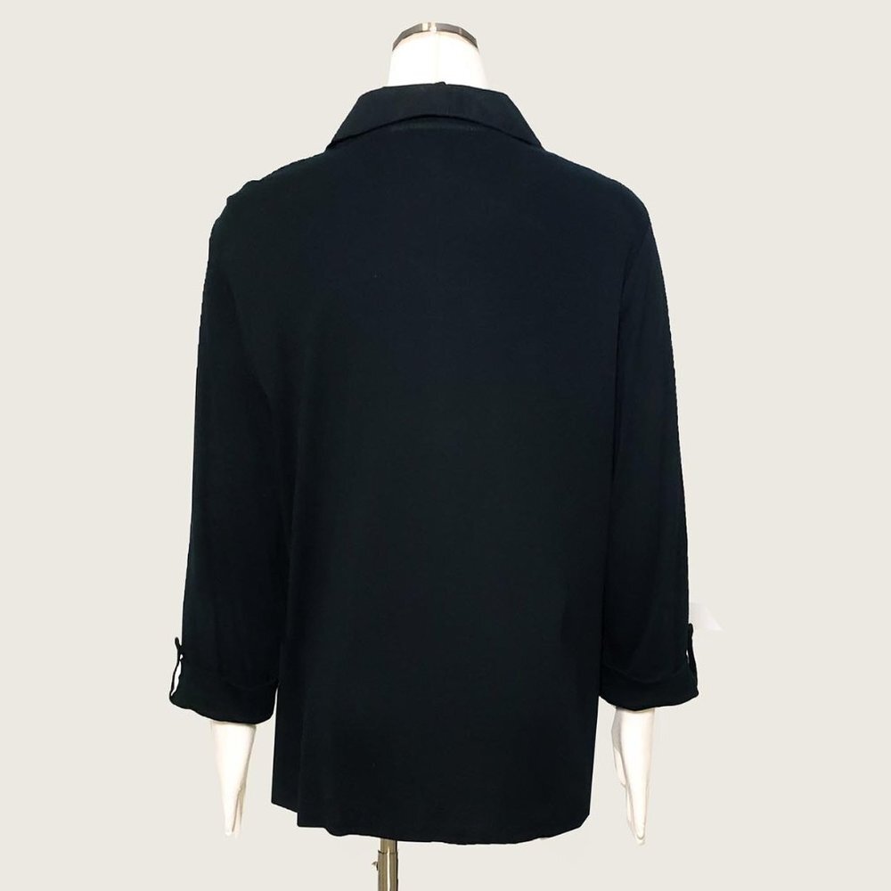 Karen Scott Four Button Top​ - Picture 5 of 8